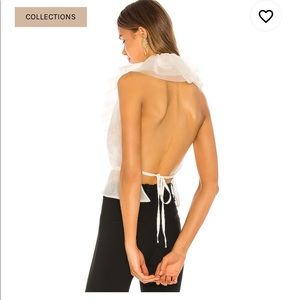 Alexis ruffle sleeveless top